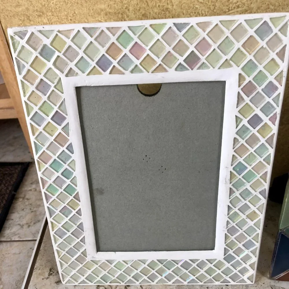 Mosaic Glass frame for 5 x 7 Tile Glass 4